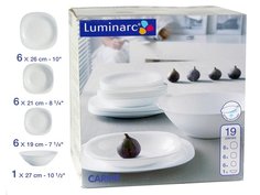 Сервиз столовый LUMINARC Carine White 19 пр.