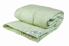 Одеяло ЭКСКЛЮЗИВ (Зеленый Батист, 220*240 пух) Istok