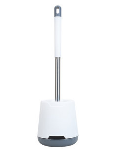 Ершик напольный силиконовый Litzen Soft, белый