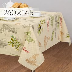 Скатерть из рогожки "Арт Дизайн" Оливия 150х260 Артпостель