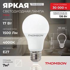Лампочка светодиодная Thomson, TH-B2012, 17W, E27
