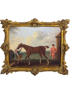 Картина в раме масло под старину 33x3x27см Glasar 28-138 ГЛАСАР