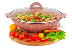 Сковорода для вока Elan Gallery Гармония вкуса 28 см черный 120674