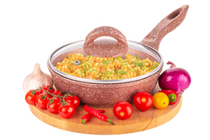 Сковорода универсальная Elan Gallery Гармония вкуса 18 см черный 120951