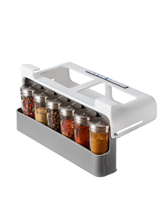 Набор емкостей для специй J0560 Подвесная полка с баночками, Набор, 6 штук Shiny Kitchen