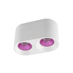 Светильник потолочный Denkirs DK3020WPI, DK3096-WH+PI, 20W, GU5.3