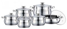 Набор посуды Peterhof PH-15773/15773 нержавеющая сталь 2,1, 2,9, 2,9, 3,9, 6,5 л