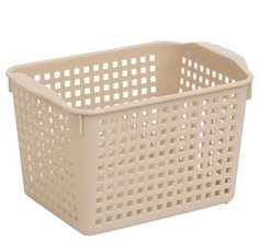 Корзинка пластиковая violet Лофт 2л цвет латте для хранения мелочей в ванной на кухне