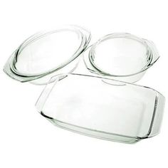 Набор посуды Simax 302 стекло кастрюля 1,5л, гусятница 2,4л, форма 2,4л
