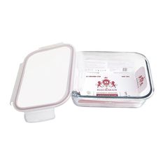 Контейнер стеклянный с крышкой BACKMAN 18х13 см