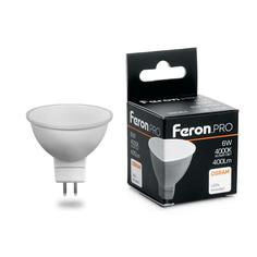Лампочка светодиодная Feron LB-1606, 38084, 6W, G5.3 (комплект 10 шт.)