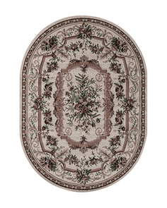 Ковер Kitroom Plus Yucatan 100x200 овальный кремовый 5439