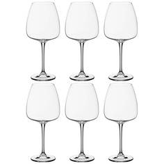 Набор бокалов для вина из 6 шт. Crystal Bohemia alizee/anser 770 мл высота 25 см