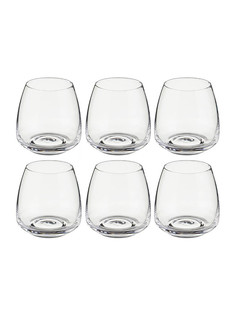 Бокалы для виски стакан Anser Lefard 6 шт 400 мл 669-041 Crystalite Bohemia