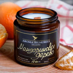 Ароматическая свеча Aroma_memories, аромат Мандариновое дерево