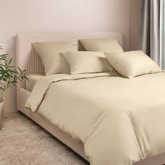 Комплект постельного белья Моноспейс Дуэт кремовый Ecotex