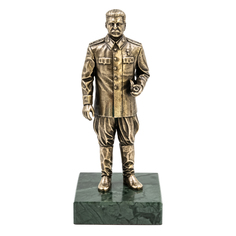 Статуэтка Пятигорская Бронза И.В. Сталин на подставке 10816