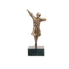 Статуэтка Кавказский горец на камне Пятигорская Бронза 10744