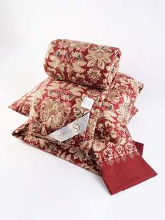 Комплект постельного белья с одеялом SELENA Индия семейный, поплин, наволочка 70х70