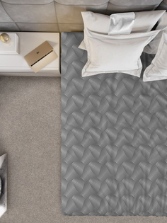 Простыня Галтекс 1,5-спальная 150х215 см. Иллюзия серый Galtex