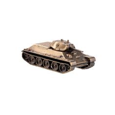 Статуэтка Танк Т-34/76 в масштабе 1:100 Пятигорская Бронза 91016