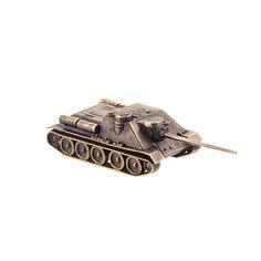 Статуэтка гаубица Сау СУ-100 в масштабе 1:100 Пятигорская Бронза 10587