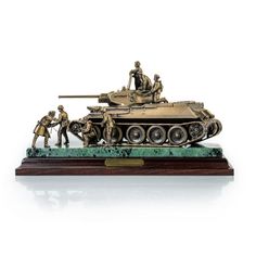 Статуэтка танк Т-34/76 1/35 Пятигорская Бронза 11893