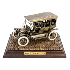 Статуэтка автомобиль Ford T Touring 1911 масштаб 1:24 Пятигорская Бронза 96837