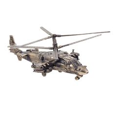 Статуэтка Вертолёт КА-52 Аллигатор1:100 на подставке Пятигорская Бронза 95501
