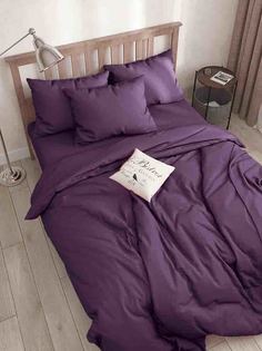 Постельное белье Milky Garden Purple евро
