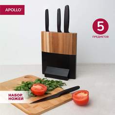 Набор ножей кухонных в подставке 4 предмета APOLLO Genio "Thor" THR-004
