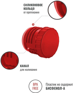 Пробка без кнопки для термосов Relaxika 101 серии 0,35 л. 0,5 л. R.STPR.03