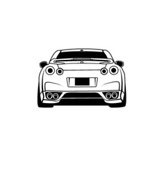Декоративное панно на стену из металла " Nissan GT-R " Hss&Sg
