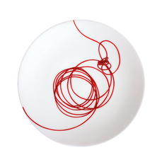 Десертная тарелка Taitu Fil Rouge Nodi 23 см