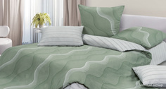 Комплект постельного белья Гармоника 1,5 сп. Мятный вечер Ecotex