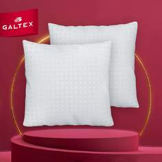 Подушка Galtex "Лебяжий пух" 70х70 см. с чехлом из тика 2 шт