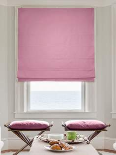 Римская штора Hosta цвет ягодный цепочный механизм 100x160 см Эскар