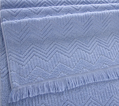 Полотенце махровое Текс-Дизайн банное 100x150 Бавария голубой Comfort Life