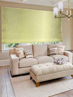 Римская штора "Lindor", оливковый, 60х160 см Эскар