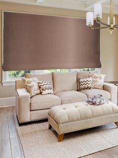 Римская штора Eskar Avery 100х160 см коричневый Эскар