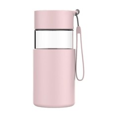 Термокружка Fun Home lightweight glass 350мл розовый