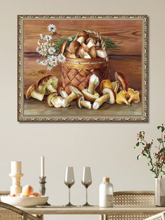Картина для интерьера Графис Натюрморт с грибами 40х50 см GRAF 20027