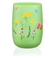 Ваза для цветов 18 см зелёная Crystalex CZ s.r.o., Herbal, 303520
