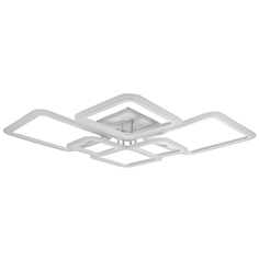 Светодиодная диммируемая люстра GLANZEN LED-0120-SQUARE-white с пультом управления
