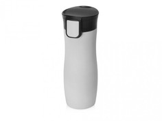 Вакуумная термокружка с кнопкой Waterline Streamline soft-touch, серый