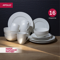 Набор столовой посуды 16 предметов APOLLO Raffinato RFN-0016