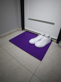 Коврик придверный CellMat ЭВА, 60х44 см, фиолетовый ромб