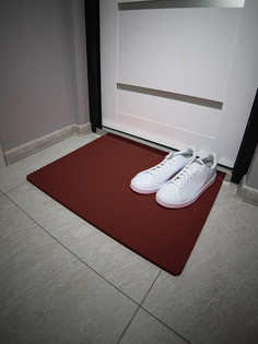Коврик придверный CellMat ЭВА, 67х50 см, коричневая сота