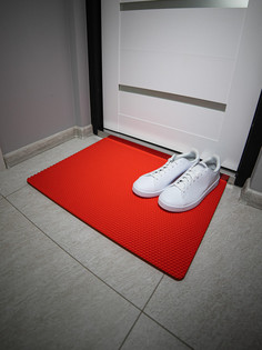 Коврик придверный CellMat ЭВА, 67х50 см, красная сота