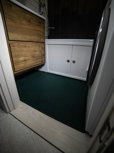 Коврик для ванной CellMat ЭВА, 132х80 см, темно-зеленая сота